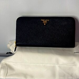 Prada long wallet